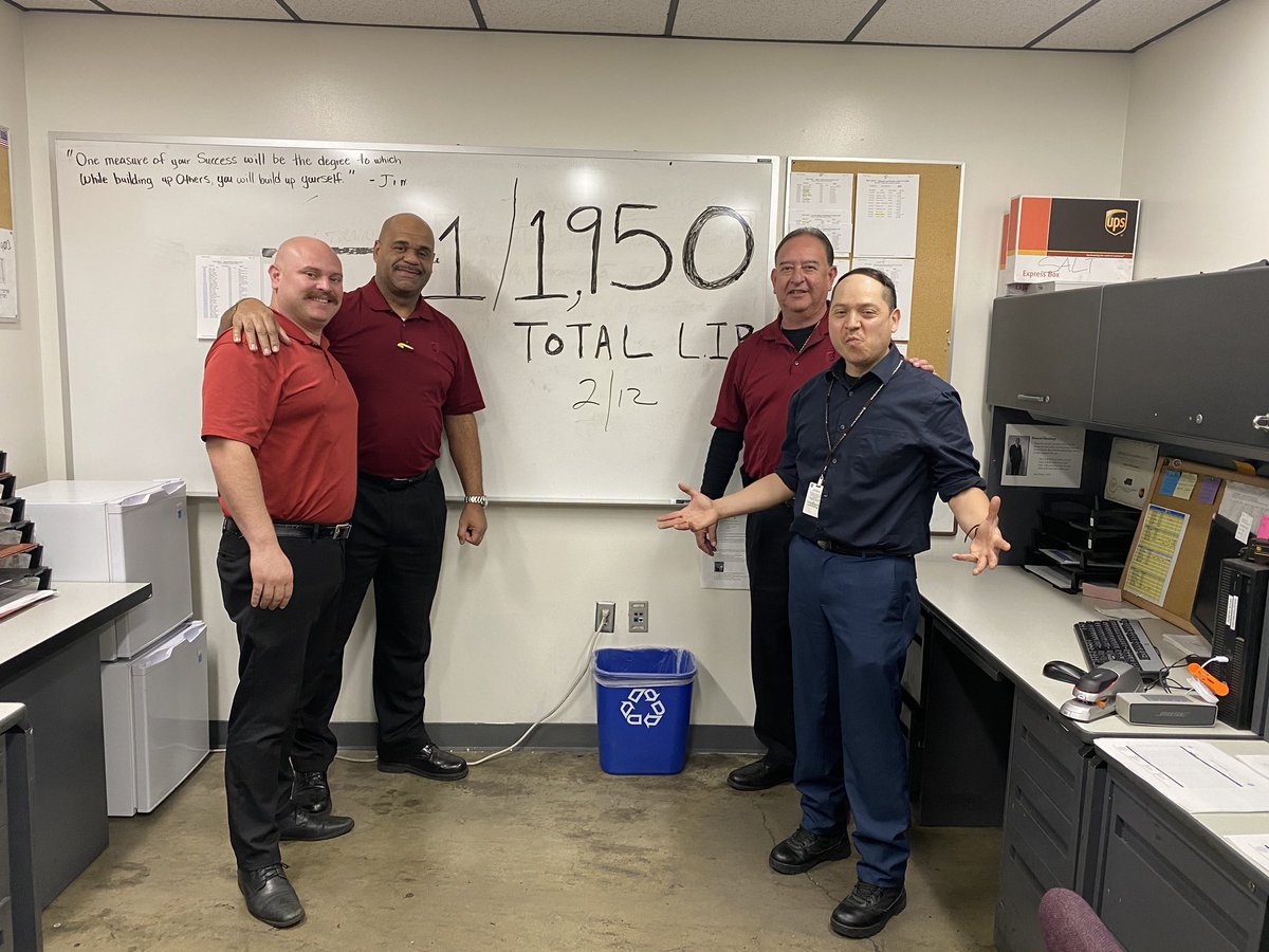 Small victories!! Main Street Twi. Driven to get LIB’s to World Class!!