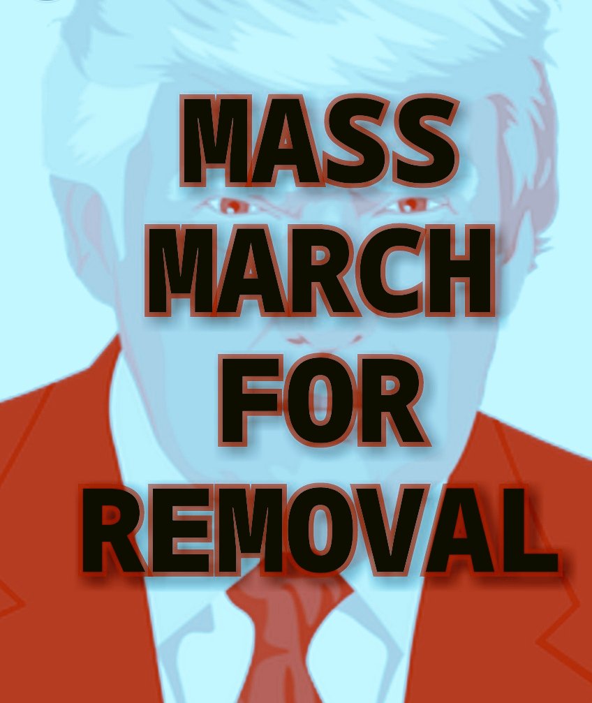 PrincessBravato's tweet image. #MassMarchForRemoval
#MarchForDemocracy 
#TrumpMustGo