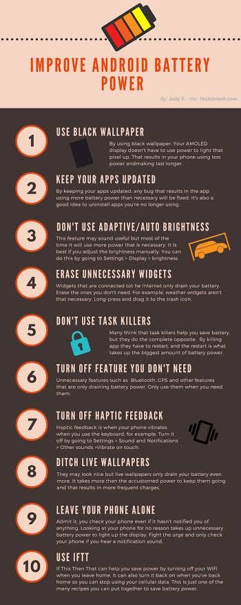 JackyPeter3's tweet image. Best 10 Awesome Tips to Easily Boost Your Android Battery Life in 2020

#BoostAndroidBatteryLife
#AndroidTips
#AndroidTipsandTricks
#TipstoBoostAndroidBatteryLife
#howtosavebatteryonandroidlollipop
#howtosavebatteryonsamsung

 If you wants more then please join 😊 with us....