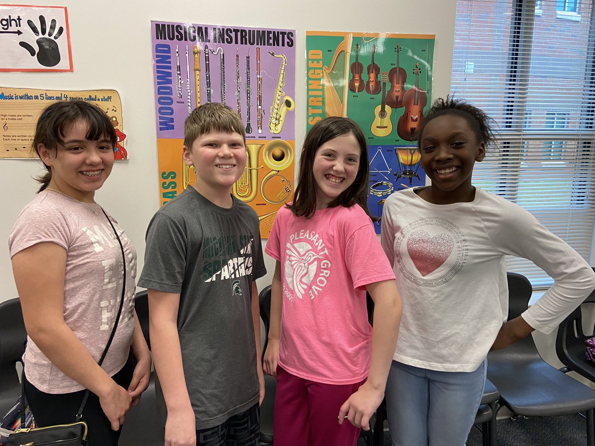 2020 All County Honors Chorus superstars Natalie, Jayden, Katie, and Nyveah ready for the concert Saturday.  <a href="/pgesflyers/">Pleasant Grove Elem</a> <a href="/PGES5th/">PGES 5th Grade</a> <a href="/PGES_PTA/">Pleasant Grove PTA</a>