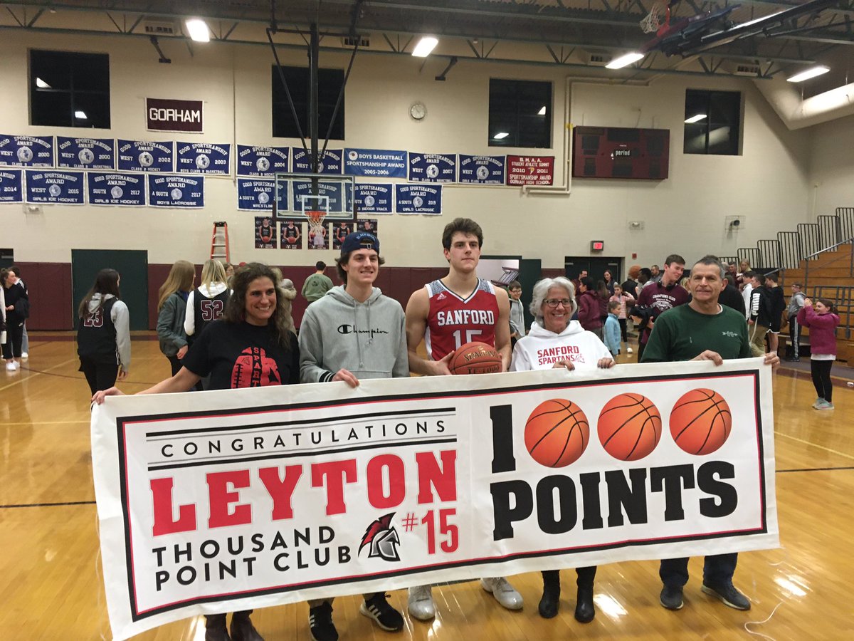 Congratulations to Leyton Bickford. Tremendous career on and off the hardwood