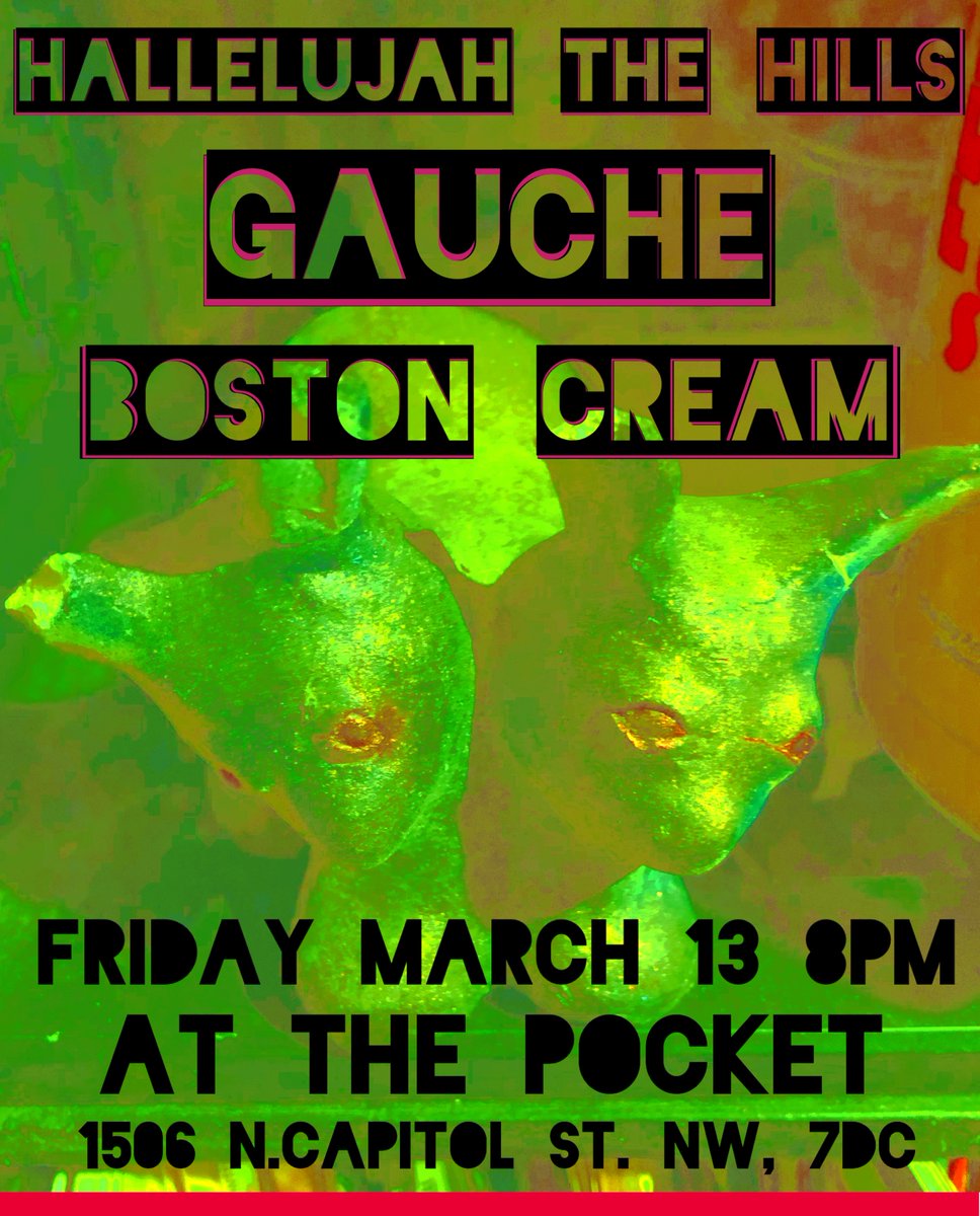 Hey D.C., we're super excited to add Gauche to the bill for this show next month!  
eventbrite.com/e/hallelujah-t…