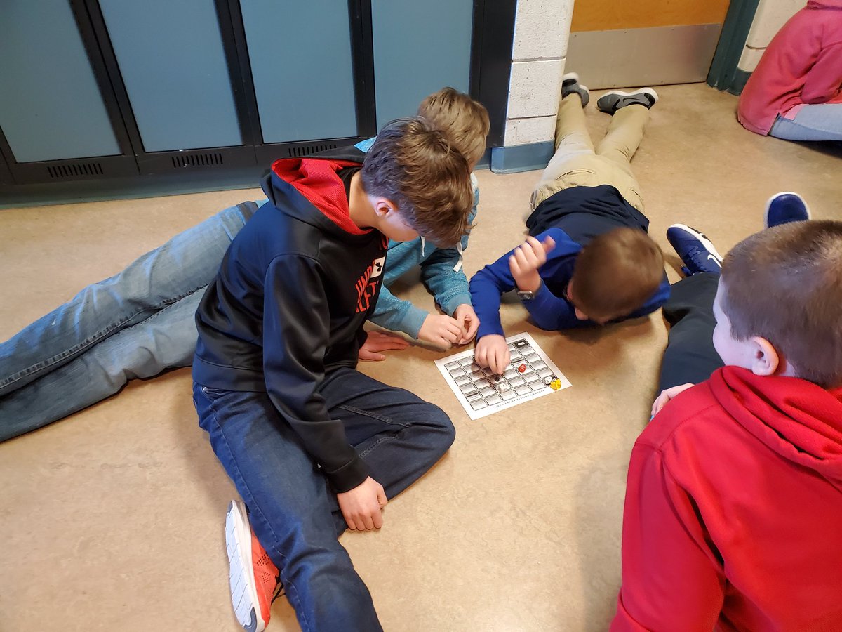 My students were having lots of fun in Math playing Zombie Algebra! The picture doesn't capture their smiles and laughs. <a href="/knollknights/">M.C. Knoll School</a> #mathisfun