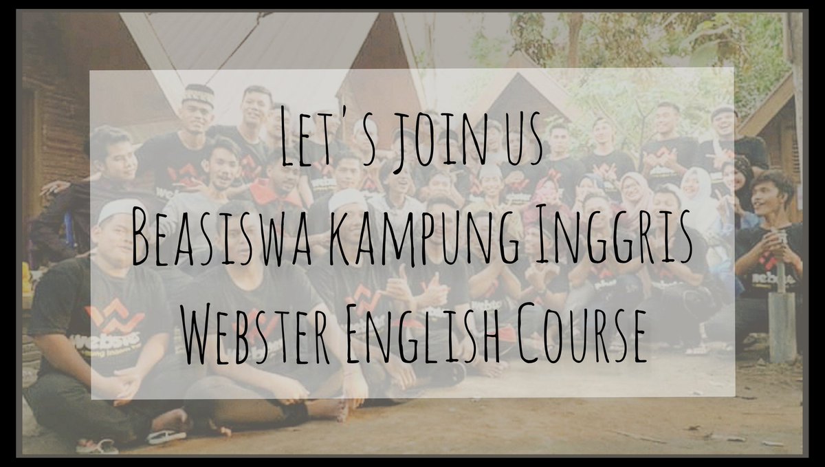 kliklapakku.com/beasiswa-kampu…

#kamisambyar #tweetreceh #IELTS #TOEIC #Indonesia #kampunginggrispare #parekampunginggris #belajarbahasainggris #englishcamp #kampunginggriskediri #RECEHKANTWITTER #tweetpertamaku #follo4folloback #sapamantan #SemangatYaKamu #rebahan #websterenglishcourse