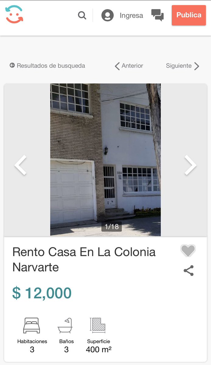 YermanP's tweet photo. Si están buscando rentar y ven este anuncio en @segundamanomx, deben saber que es un FRAUDE. La casa que se anuncia no está en renta, el anunciante pide un depósito para apartarla, y obvio después no responde y desaparece con el dinero.
https://t.co/ngykxSl8m9 https://t.co/K8Fh14pyro