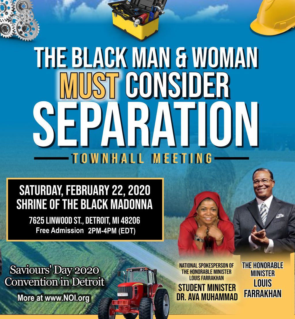 Sis Dr Ava Muhammad Love her!! ✨
<a href="/DrAvaMuhammad/">Student Minister Ava Muhammad</a> 
<a href="/SWebathon/">SDWebathon</a> 
ProjectSeparation.com
#WeAreFarrakhan💯 
#ELIJAHLIVES
#BESTSDEVER