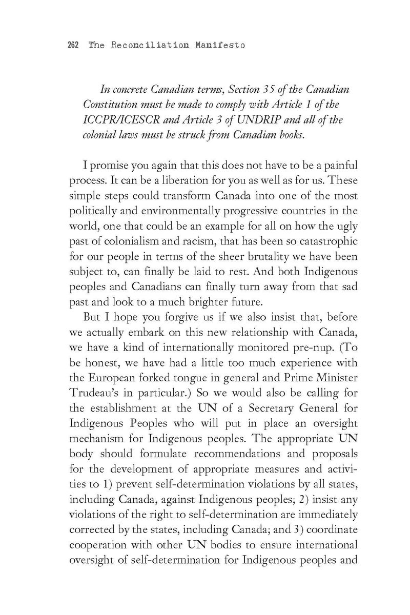 RussDiabo's tweet photo. The late Arthur Manuel wrote a book called "The Reconciliation Manifesto" I urge all of you to read it! In it, Art left us "The Six-Step Program to Decolonization", which I also support. Maybe people will use it to make demands on Prime Minister &amp; Premiers for fundamental change! https://t.co/xEBZARphbx