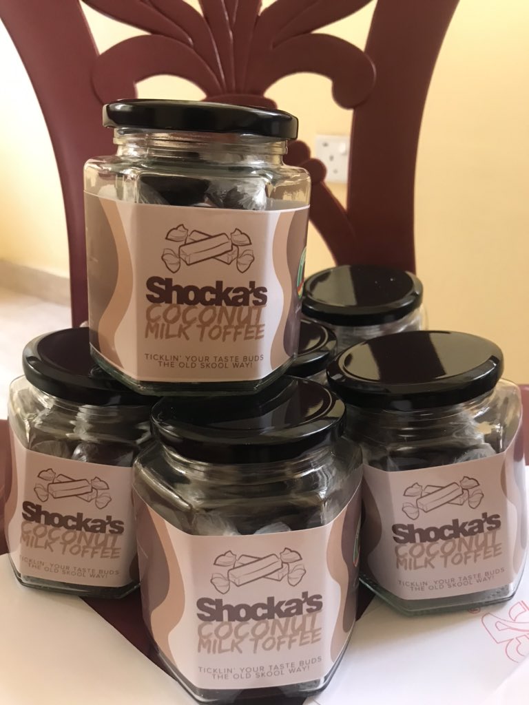 Shocka’s Coconut milk toffee (old Skool coconut toffee rebranded)Out Now!  <a href="/MigMart/">Miguel Martinez</a> LaBone near Zenith Bank