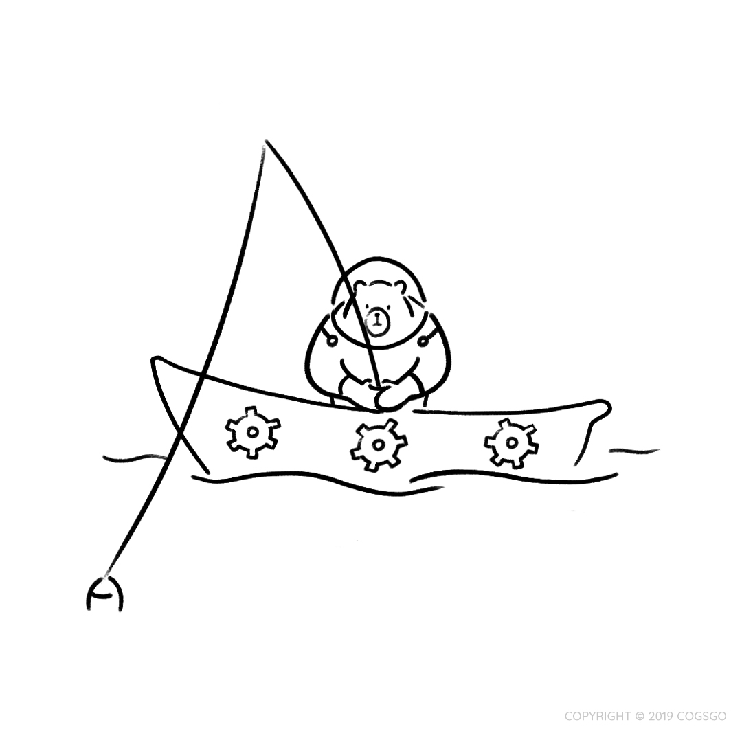 cogsgo's tweet image. Dak&apos;s Daily Life - Fishing Day 🐟
.
.
#Cogsgo #Dak #Cartooning #DaksDailyLife #Illustration
 #drawing #Lineart