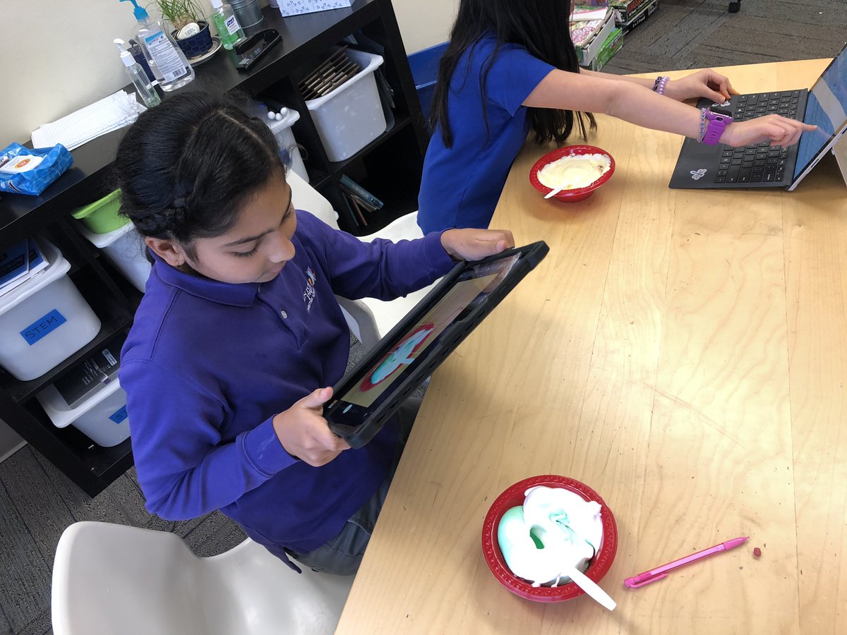 4thRPCS's tweet photo. #FourthGrade earned an afternoon of SLIME making - they documented the process and created a recipe in @sway Before making slime, S’s learned abt the molecular structure of glue and how it changes when making slime! #MIEExpert #MicrosoftEdu #ShowcaseSchool @rentonprep @em_chant https://t.co/HsLipO17RZ