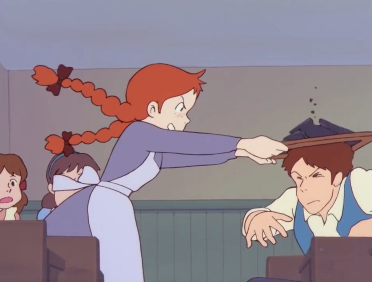 Mami Tanaka 好きな女の子に男の子がちょっかい出すのは全く微笑ましくないし 最初に石板で殴ったアン シャーリーは100年前から正しい T Co Buvewwj0ys