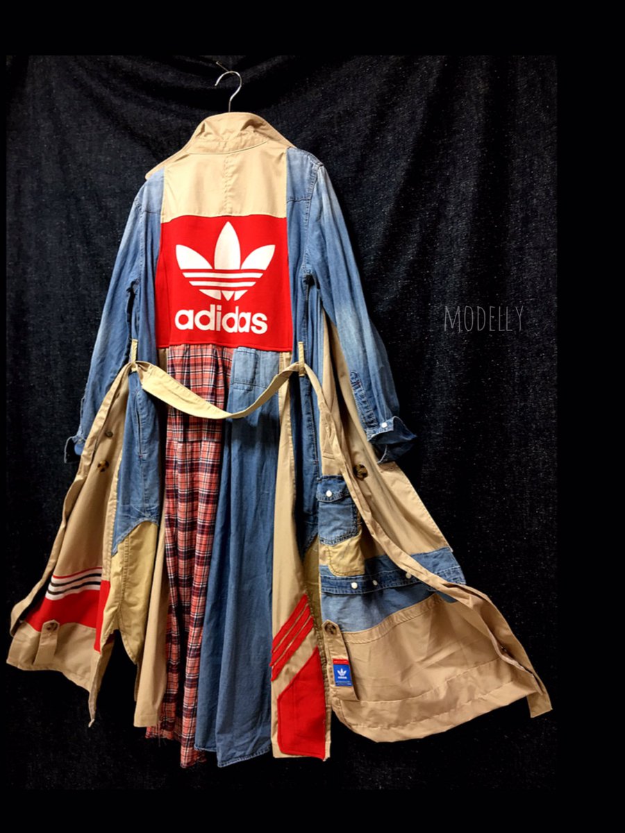 gilet adidasリメイクコート 最終値下げ］gilet adidas リメイクコート - メルカリ