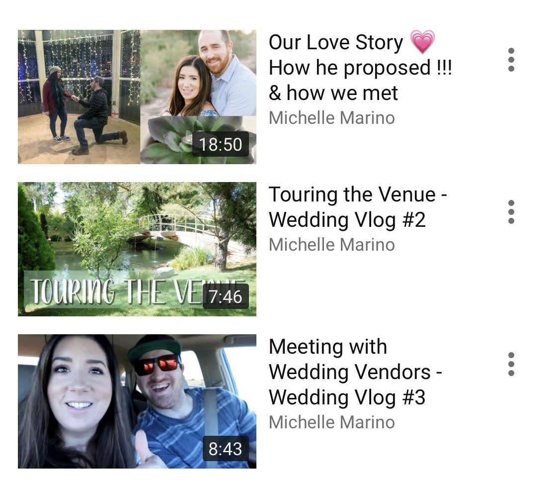 If you are NOT caught up already now is the time to do a bit of binge watching !!! More vlogs are coming soon ! #RingingInTheRothers youtube.com/playlist?list=… #weddingplanning #weddingplanningvlog