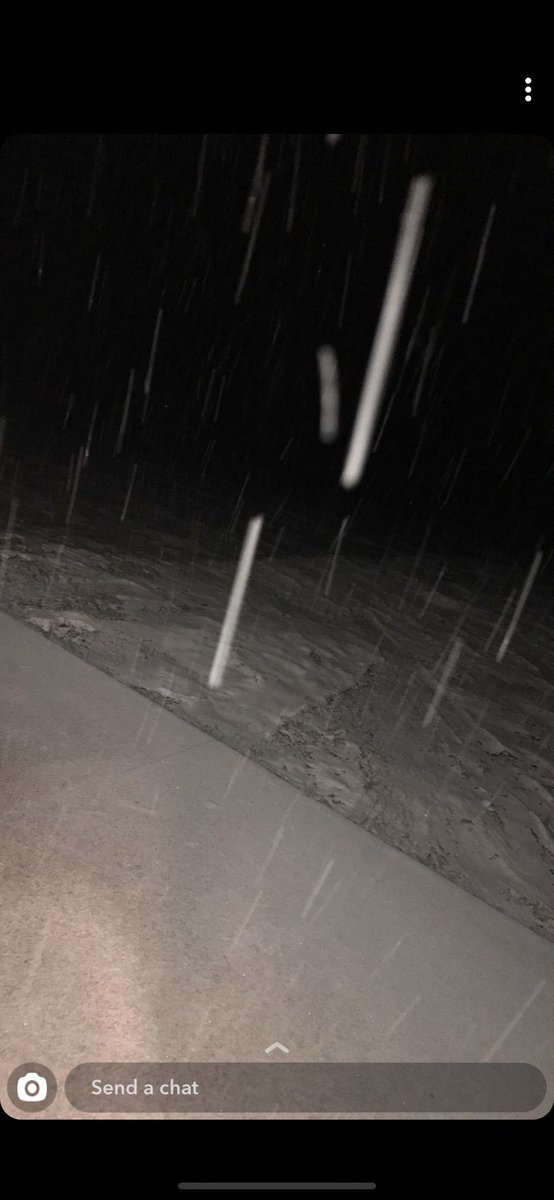 Loganbadge's tweet photo. okay @clintoncommscho this is just the beginning. Roads are slick already. Driving down the road felt like i was in star wars galaxy to be honest (completely white). My neighbors car is stuck in a ditch at the end of my driveway (i live on a hill that separates our driveways) https://t.co/qFbLID0ViM