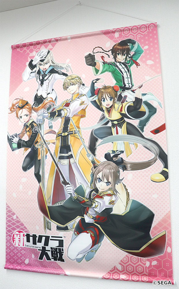 サンプル公開②】 #新サクラ大戦 B2タペストリーの実物紹介‼️デザイン