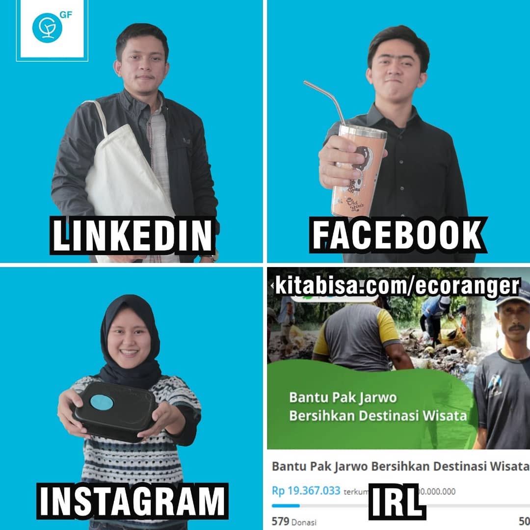 greenerationid's tweet image. Apapun platform-nya, kamu tetap bisa terus menunjukan kontribusi yang positif untuk lingkungan supaya lebih berkelanjutan. 

Yuk tunjukan dukungan kamu di kitabisa.com/ecoranger!

#ecoranger
#kitabisa
#ecotourism 
#crowdfunding 
#pariwisataberkelanjutan