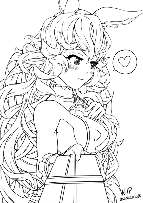 lineart done~ #wip 