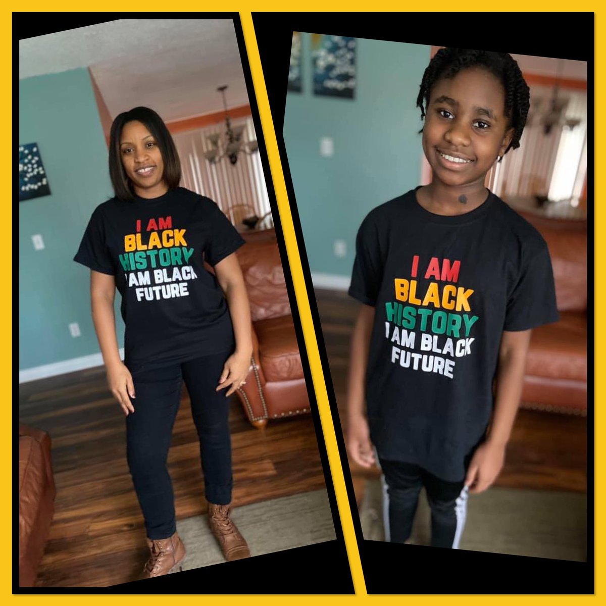 Two generations of Benson Bruins Cheer representing. #blackhistorymonth #bensonbruins