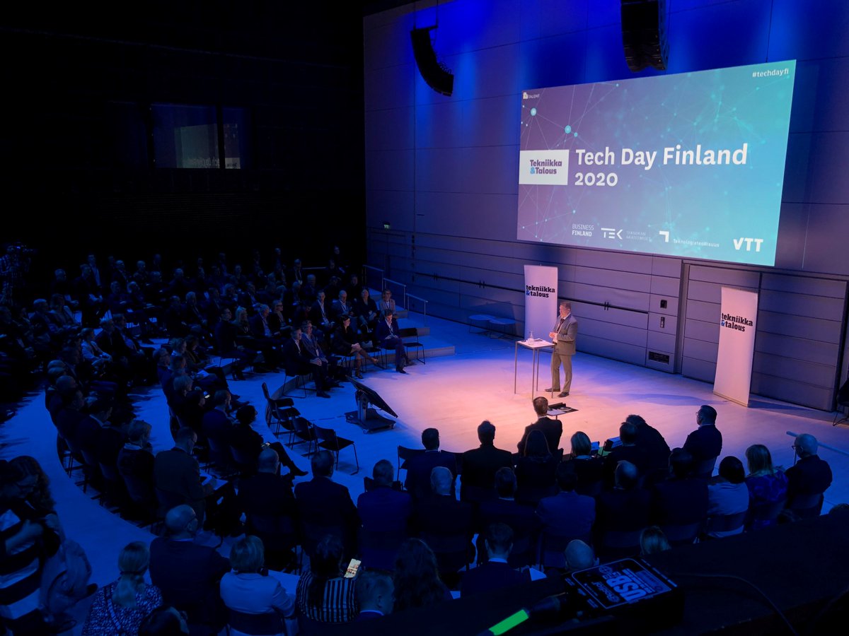 T&amp;T Tech Day Finland 2020 -tapahtuman avaa <a href="/tekniikkatalous/">tekniikkatalous</a> päätoimittaja Harri Junttila. 
Tapahtumassa tupa tupaten täynnä! Ellet mahtunut mukaan, voit seurata puheenvuoroja striimin välityksellä T&amp;T: sivuilla: bit.ly/37sEyut 
<a href="/Alma_Talent/">Alma Talent</a>