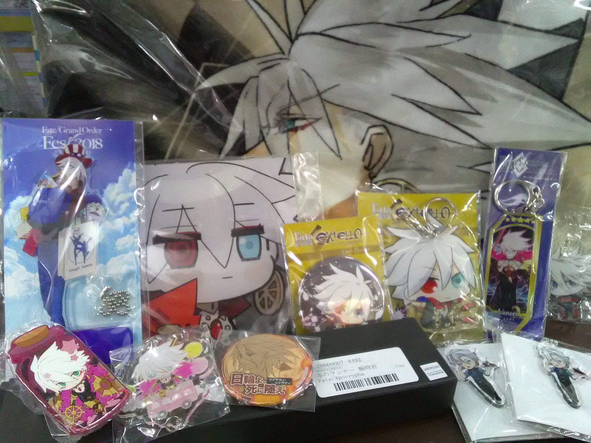 fate Apocrypha c93 アクスタ 赤のランサー カルナ 希少 Fate/Apocrypha 赤のランサー カルナ アクリルスタンド アクスタ