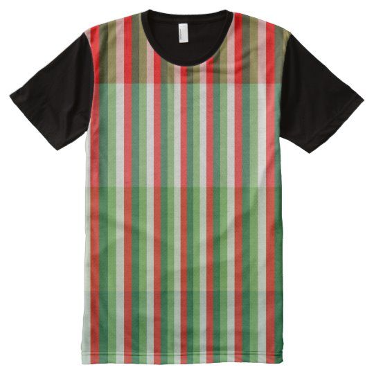 #Green #StarWhite and #RedStripe #OverlayPattern #AllOverPrintTShirt #Lookawesome in something so comfortable you won't want to take it off Ultra-soft and #stylish shirt #customproducts #ATSocialMedia @Zazzle buff.ly/2HgaBmD via @zazzle