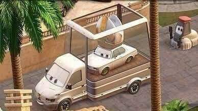 In the movie Cars 2 (2011) you can see a frame in which a car is portrayed as the pope, this frame implies that there was a Jesus car who died on the cross to save the whole car race (pun intended) from their sins.