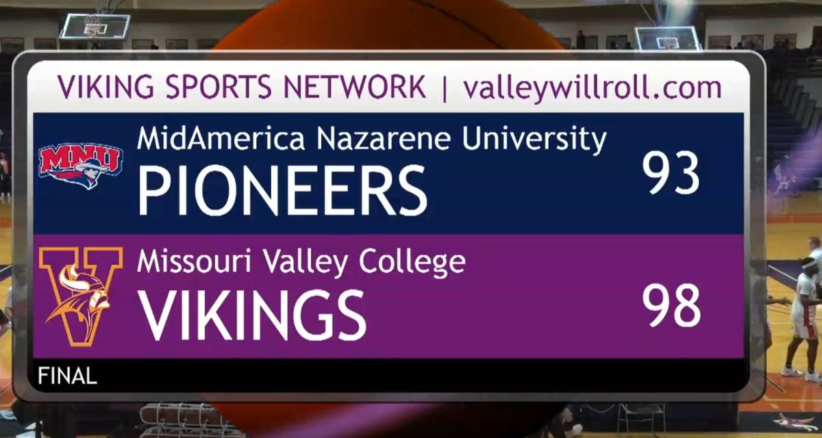 iAmURteacher's tweet photo. Finally caught a game and look who the @mvcbball beat. Always a good win against the Pioneers.  #valleywillroll 🏀 https://t.co/lW2ipZrUnv