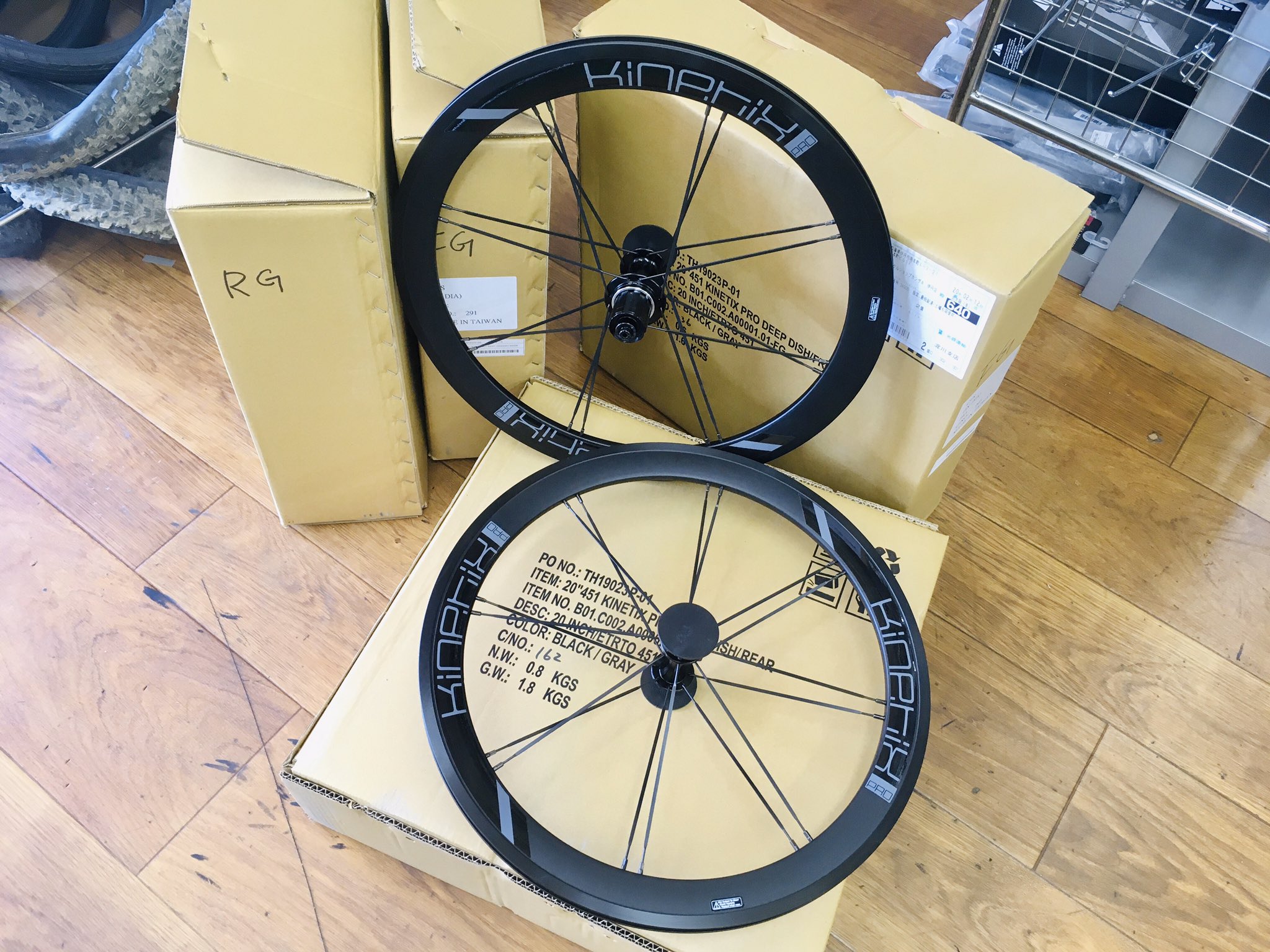 tern Kinetix Pro X Deep Dish Wheels 406｜自転車