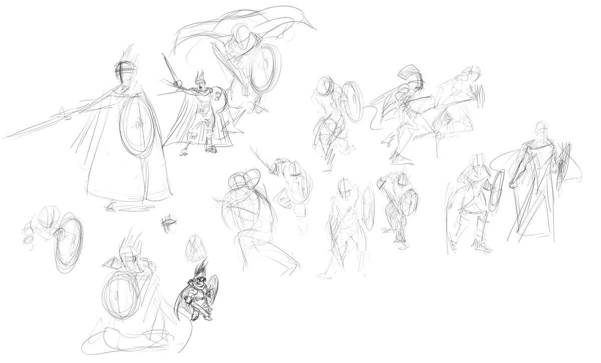 AllegroDigital's tweet photo. Holy heck it's been a long time since I've sketched! Trying to get back into it. #Idontknowhowtohashtag #firsttimeinyears #EisForErdrick #thumbnails https://t.co/xtEGJRszaV