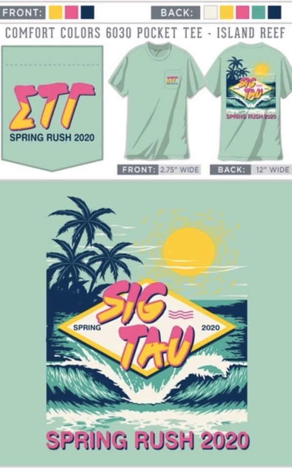 RT for a chance to get one of our awesome Spring Rush T’s for F R E E 🏝⛓🏄🏼🌞