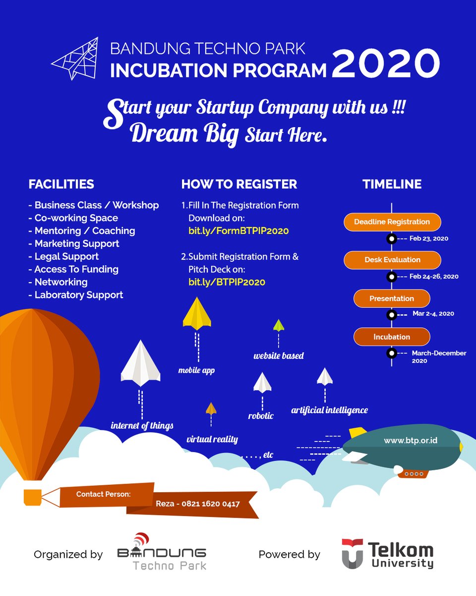 PROGRAM INKUBASI BISNIS BTP 2020.