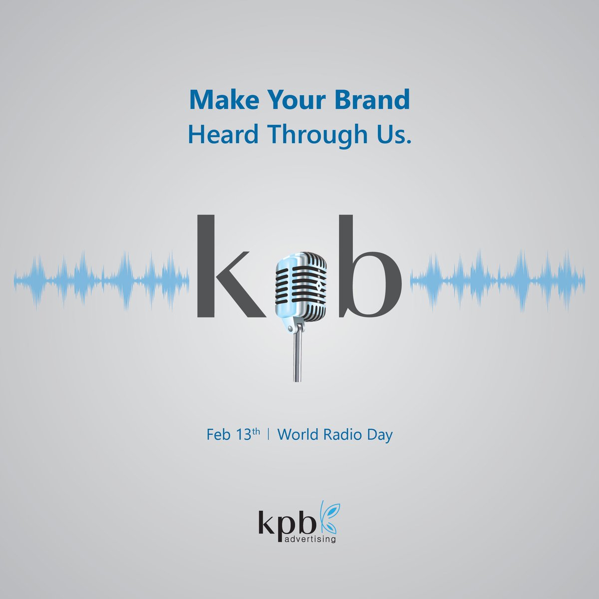 kpbadvertising's tweet photo. Make your brand heard through us.

#WorldRadioDay https://t.co/4z0RQ4aRrT