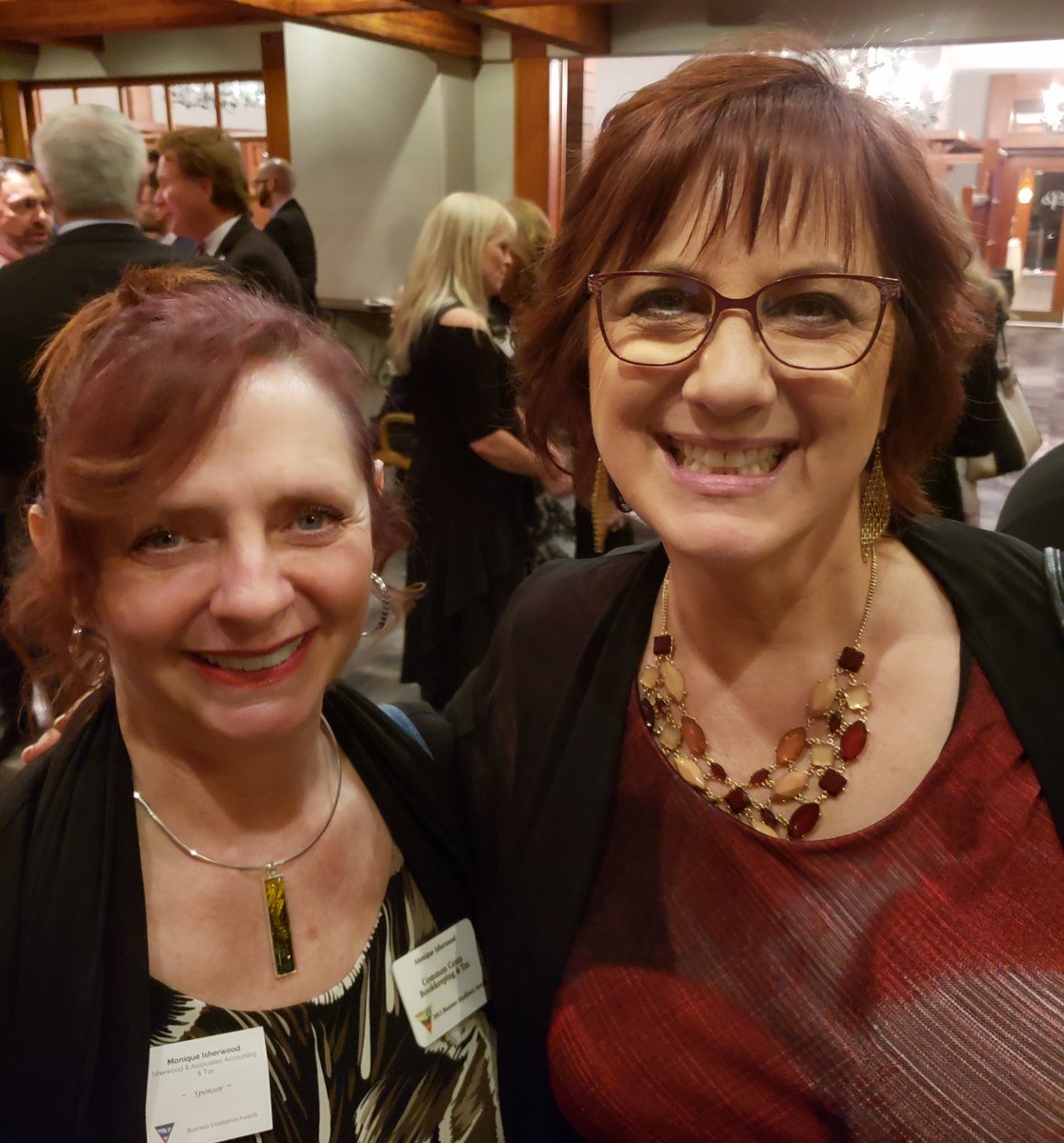 Attending Chamber of Commerce Business Excellence Awards with sponsor and nominator Monique <a href="/Chymnz/">Monique</a> and Chenine <a href="/pt_bookkeeping/">Paper Trail Bookkeeping Inc.</a>