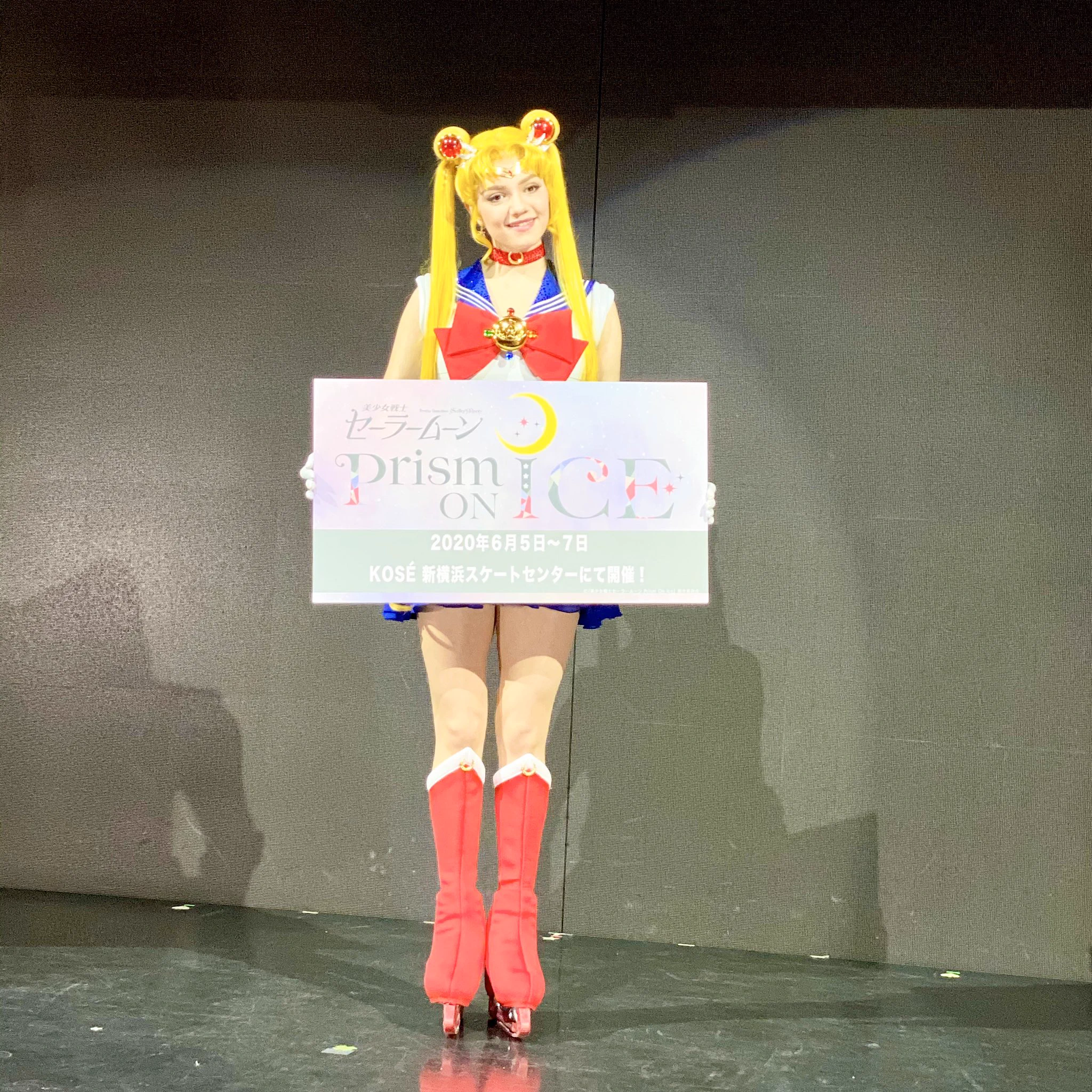 「美少女戦士セーラームーン Prism On Ice」開催決定！セーラームーン役のエフゲニア・メドベージェワ選手が本物みたい！！
