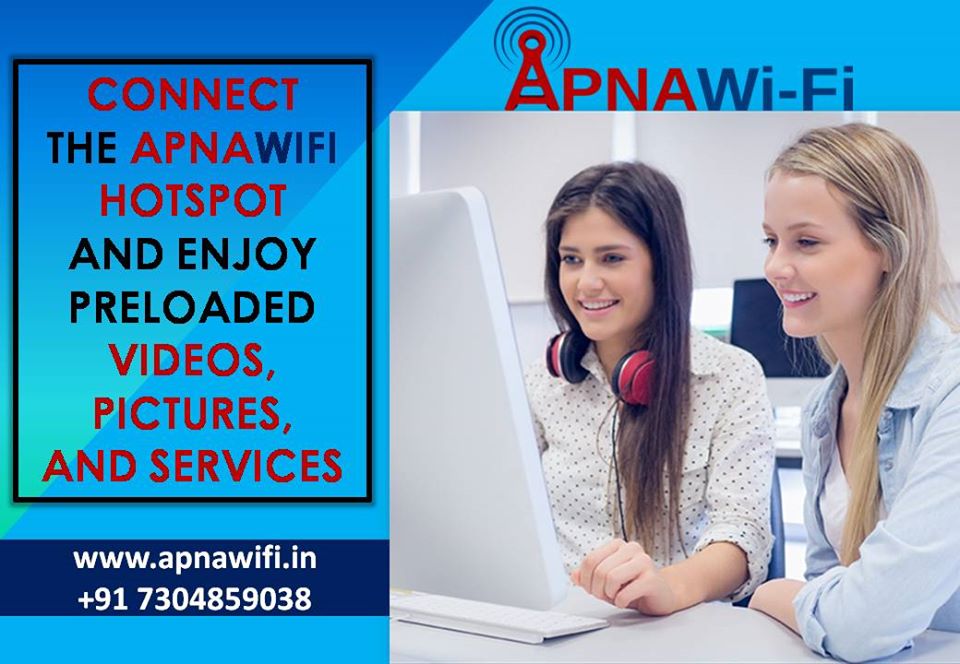 APNAWIFI_'s tweet photo. Connect with the Apnawifi and enjoy the preloaded audio, video and much more. Know more: https://t.co/9STqCBFDCU
#apnawifi #freewifi #Audio #videostreaming https://t.co/sxTjXtZikR