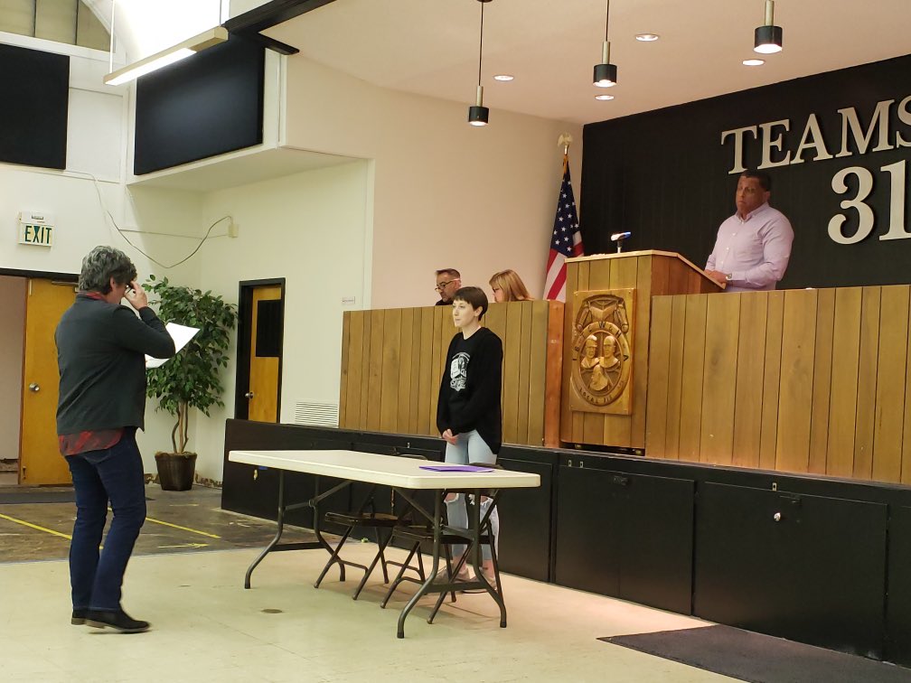 local_315's tweet image. Another #Teamsters #Local315 new member sworn in for our February Membership Meeting!