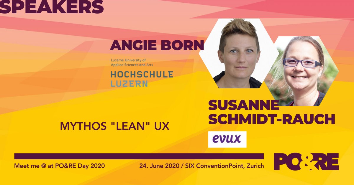 europeanporeday's tweet photo. Was braucht es, damit Lean UX tatsächlich Sinn macht? 🤔
Angie Born von der @hslu und Susanne Schmidt-Rauch von evux zeigen Ihnen Schwierigkeiten im Zusammenhang mit Lean UX auf und gehen auf Lösungsmöglichkeiten ein.
https://t.co/S1OBmzTWw2
#PORE20 #PO #RE #UX #Lean #LeanUX https://t.co/KRqbCKCf1H
