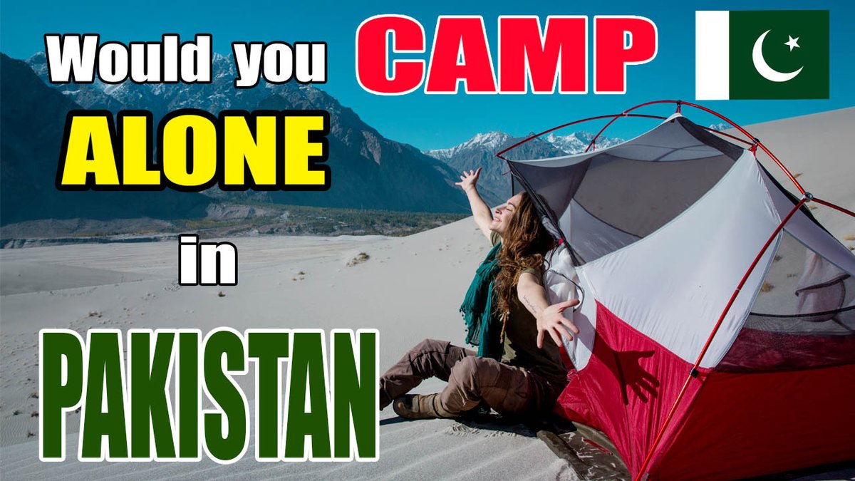 RosieGabrielle1's tweet photo. https://t.co/hipeG9IvWN 
Want to know if it's safe to CAMP ALONE in PAKISTAN>!?  Check out my new YOUTUBE video !!  Warning** You will see a new side to me LOL https://t.co/mzBXRcqNZ3