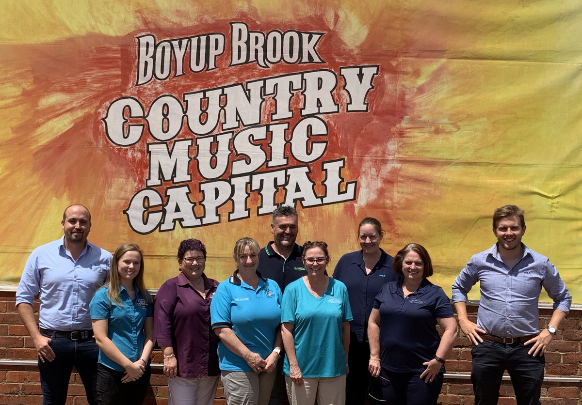 Spent time with the #boyupbrook country music volunteers today; they were successful applicants with #anzseedsofrenewal grant! Amazing weekend for the #community this weekend over 130 volunteers for the successful festival of 35yrs Congratulations to all involved #wacountrymusic
