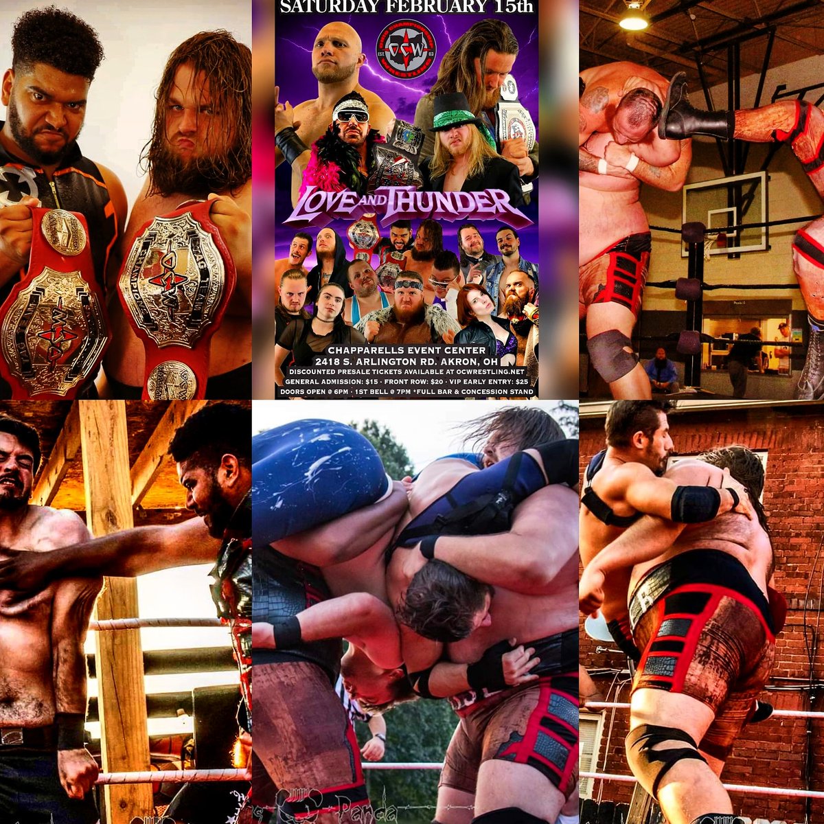 This #Saturday we go in knowing there's a fight a brewing!!! #wemember

<a href="/OCWonline/">Ohio Championship Wrestling</a> - we defend #our #OCW tag team titles

#Crosshairs #Bruiser #WarHoss