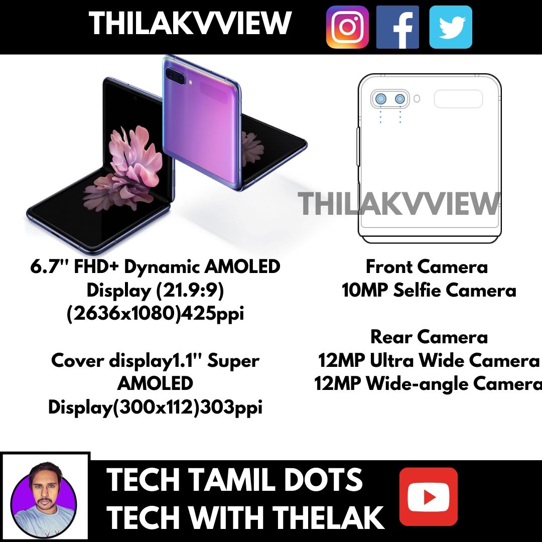 ThilakVView's tweet photo. Follow @thilakvview
#upcomingphones #android #tamiltech #thilakvview #technology #tech #techtamil #youtuber #youtube
#androidtricks #samsung #samsungzflip #samsungs11 https://t.co/dZaFwACGL3