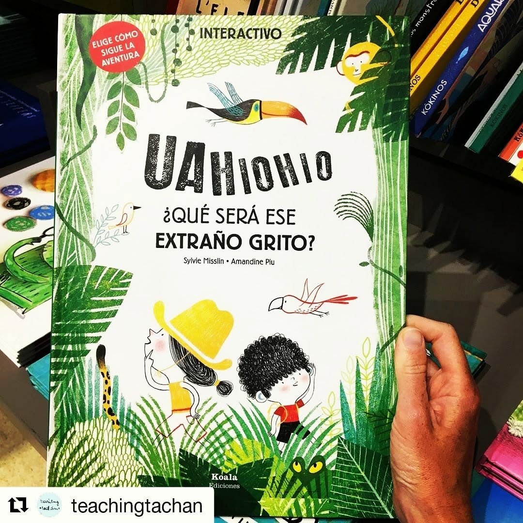 koalaediciones's tweet photo. En este #cuentointeractivo tú eliges cómo sigue la aventura. ¿Acompañas a Mila y Pablo a la #selva? Encontrarán peligros, animales y sorpresas. En cada #página te enfrentarás a dos #elecciones. ¿Conseguirás averiguar cuál es el origen del extraño #grito?
#eligetupropiaaventura https://t.co/RtdF2eCELd