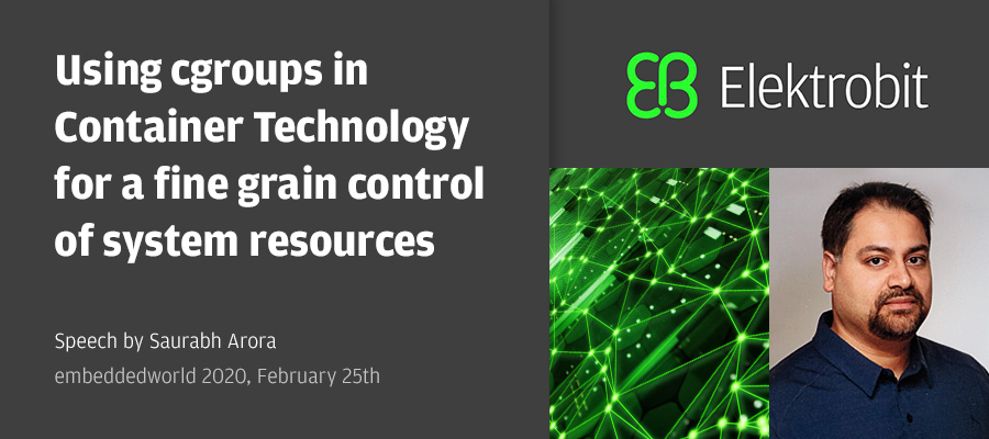 _Elektrobit's tweet image. At #EmbeddedWorld2020, EB's Senior Software Engineer, Saurabh Arora, talks about runC, a tool for launching and running containers according to Open Container Initiative (OCI) specifications, on the #Linux system. ow.ly/qrwt50yktft
#EmbeddedWorld #Elektrobit #automotive