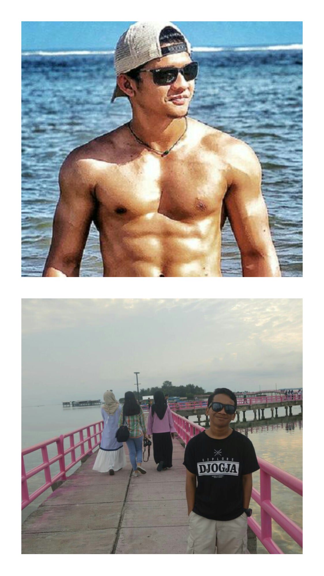 Happy birthday mas , orang bilang kita mirip? 