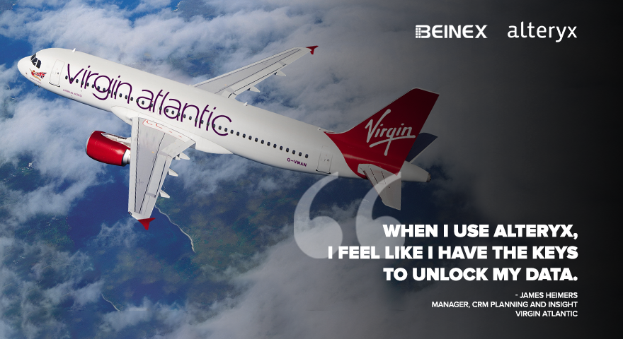BeinexOfficial's tweet photo. #VirginAltantic's Marketing Department uses #Alteryx to create deeper insights about their customers and deliver target e-mail campaigns. Read the #CaseStudy: https://t.co/mcCTWl6bLr Download Alteryx: https://t.co/FfatuZMmlf https://t.co/mZuZB5St0P