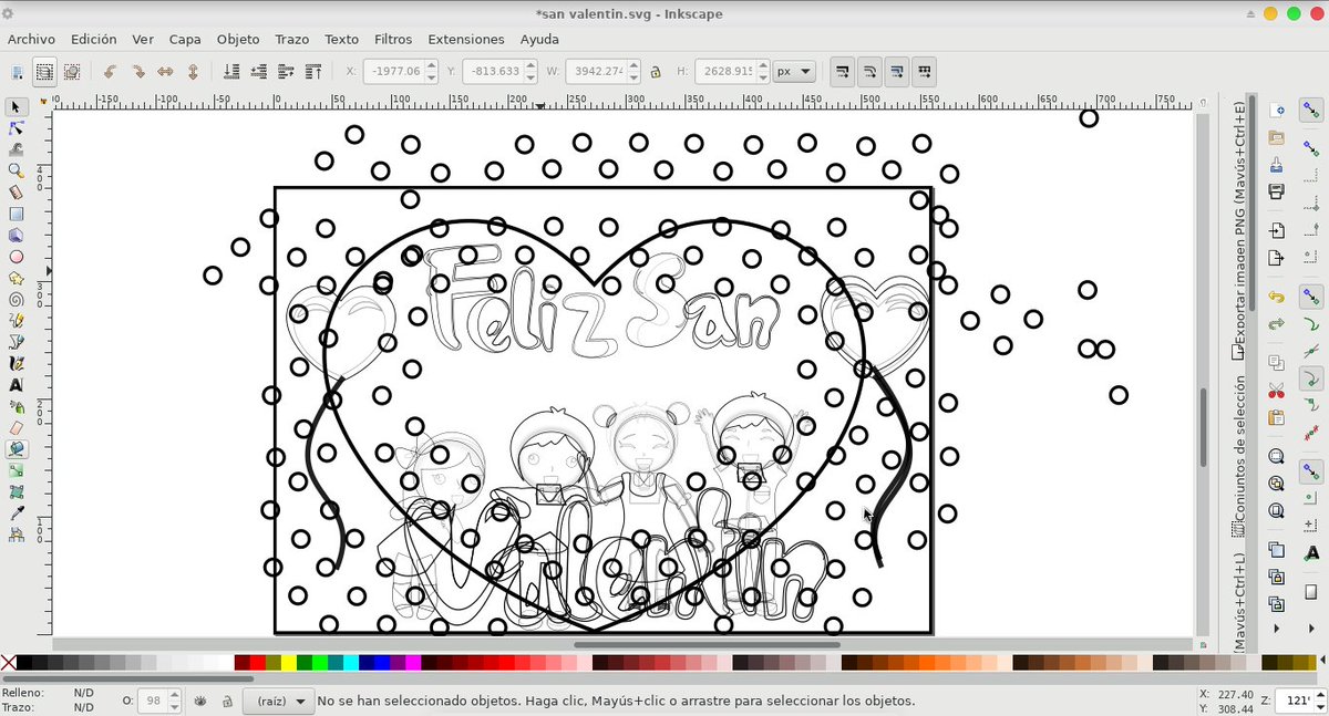 LeonDanArt's tweet photo. #SeguimosTrabajando  #Casual #Jueves    en #Inkscape #Linux #ArchLinux,  #SanValentin2020     #UltimaPrueba de #color #rbg #cmyk #artesVisuales #ArteGeek  #artedigital #vectorart #GraffArt  #disenografico   #freelancer #TrazoaMouse #pixelart   #SoyCampechano https://t.co/zhG0n2FnmN