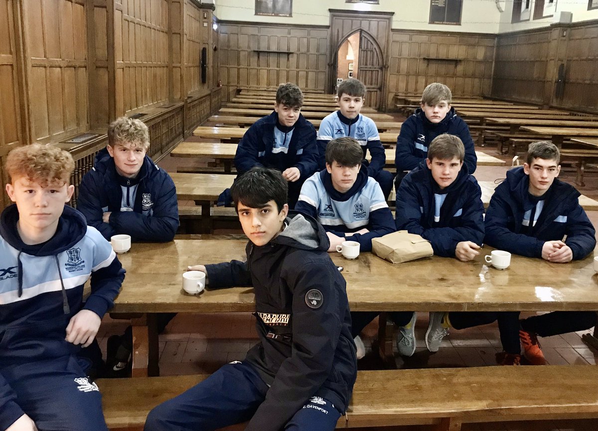 Early breakfast for the under 15 boys who are playing in the <a href="/ISAsportUK/">ISA Sport</a> hockey finals for the first time ever at the Olympic Hockey Stadium in London. What an experience-good luck boys! <a href="/WoodardSchools/">Woodard Schools</a> <a href="/tomsorsby/">Tom Sorsby</a>  <a href="/AdamDixon16/">Adam Dixon</a>