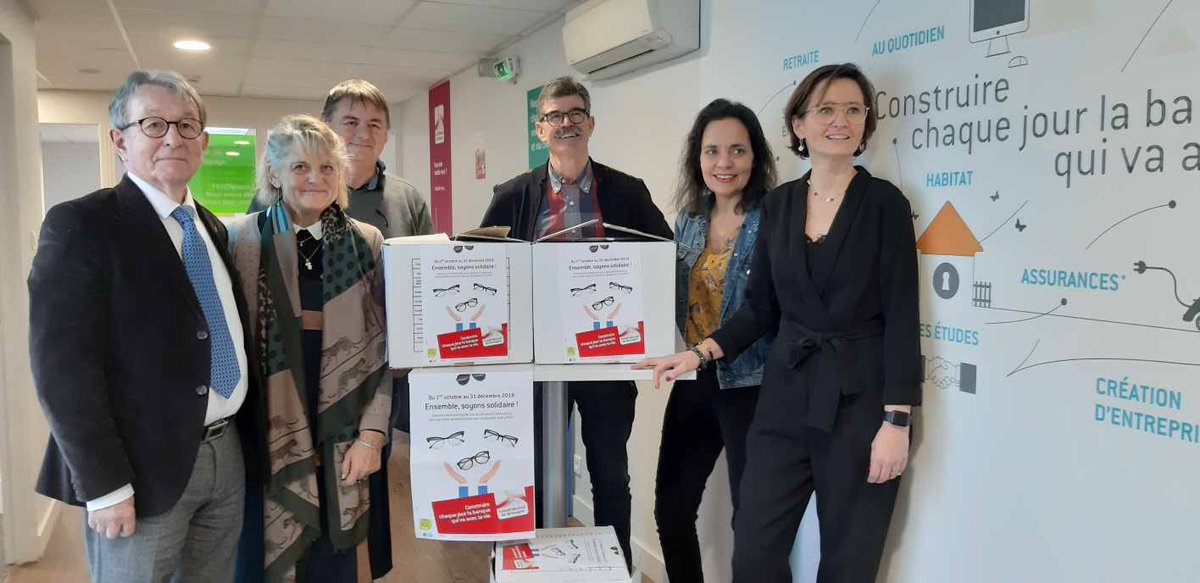 Collecte de lunettes 👓 réussie !! 🤗❤️un grand MERCI à tous d’avoir contribué à une action dédiée à la santé mais aussi à l’environnement, soyons fiers 🐓de nos valeurs ! 1500 lunettes quand même !😇🤩⁦<a href="/cmarkea/">Crédit Mutuel Arkéa</a>⁩ ⁦<a href="/UTPlabennec/">UT Pl🅰️bennec</a>⁩ ⁦⁦<a href="/CCMPLOUGUERNEAU/">CMB Plouguerne🅰️u</a>⁩