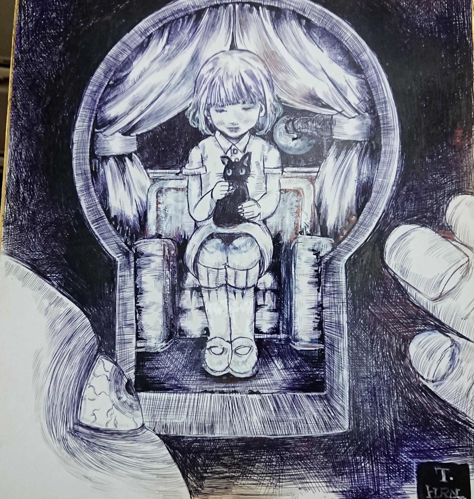 تويتر T Hrn 義足 紳士 على تويتر ドクロだまし絵 100均で買った5本100円の油性ボールペンで 描いてみた ドクロだまし絵 ボールペン画 モノクロイラスト イラスト Illustration だまし絵 トリックアート Trickart イラスト好きと繋がりたい T