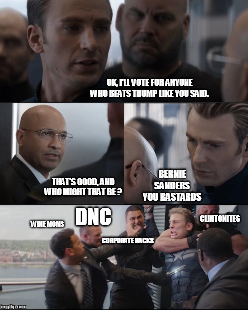 I made a meme, and I think it's beautiful.
#Bernie2020 #NotMeUs #NoHacks #Frontrunner #MultiracialWorkingClass #BernieSandersYouBastards #PoliticalMemes